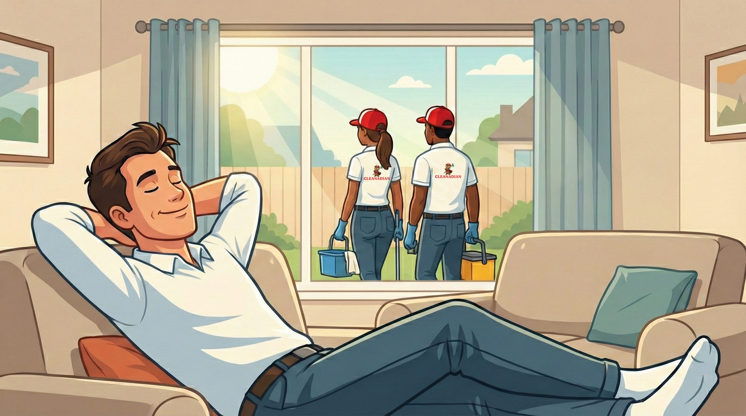 Sit back and relax, Cleanadian handles the job