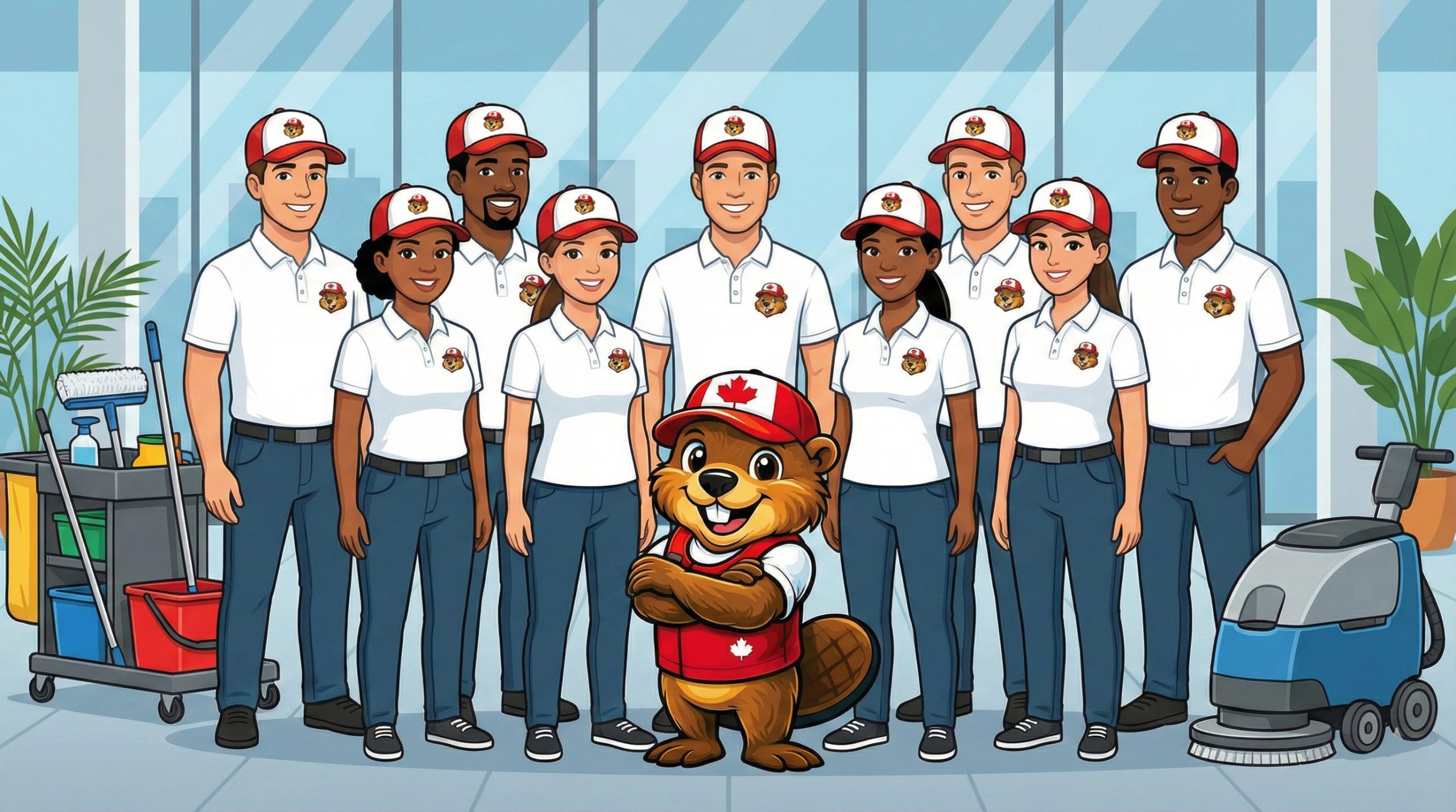 team with beaver short
